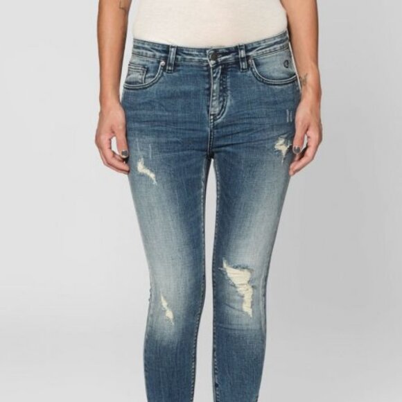 CIRCLE OF TRUST Debbie Cropped Extra Vintage Size 29 Like New - Picture 4 of 16